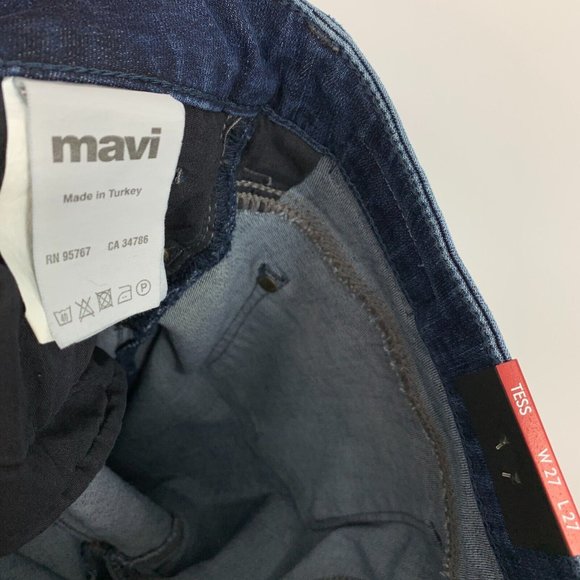 Mavi Jeans Tess High Rise Skinny Blue Denim NWT - Picture 10 of 11